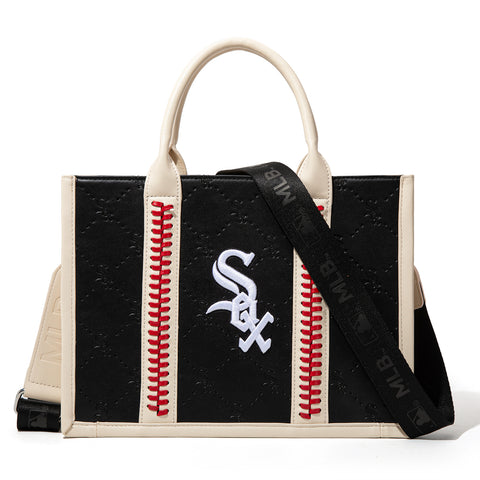 MLB Chicago White Sox Leather Stitched Crossbody Bag