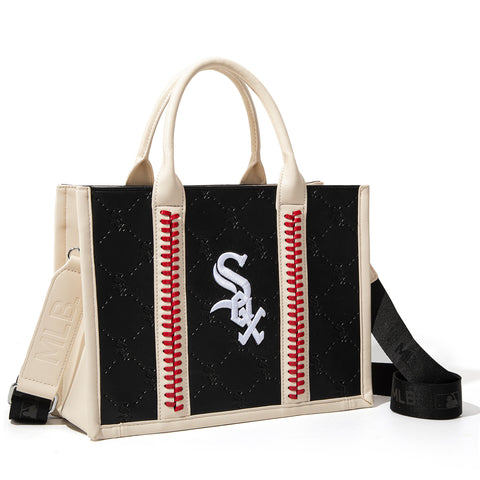 MLB Chicago White Sox Leather Stitched Crossbody Bag