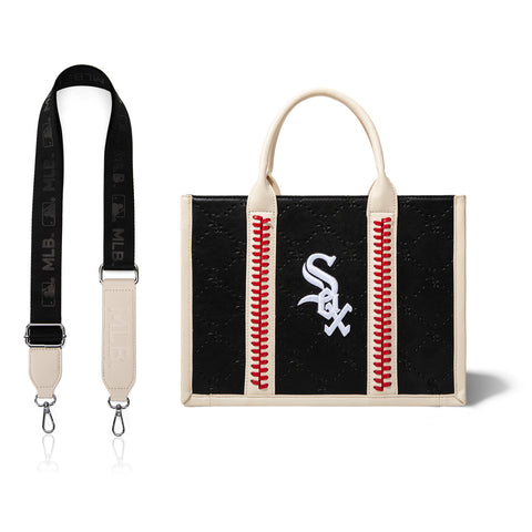 MLB Chicago White Sox Leather Stitched Crossbody Bag