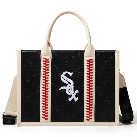 MLB Chicago White Sox Leather Stitched Crossbody Bag