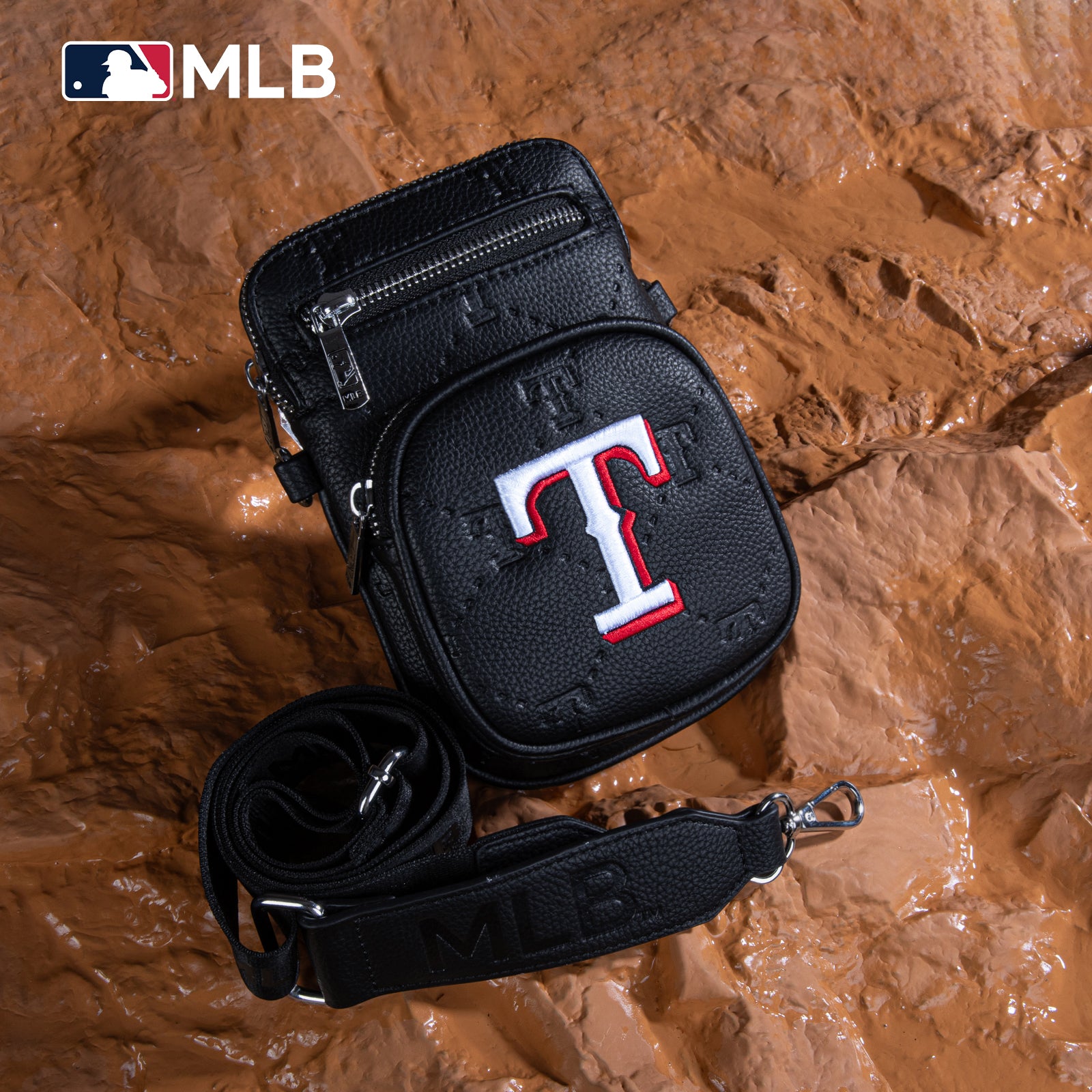 MLB Texas Rangers Mini Crossbody Purse