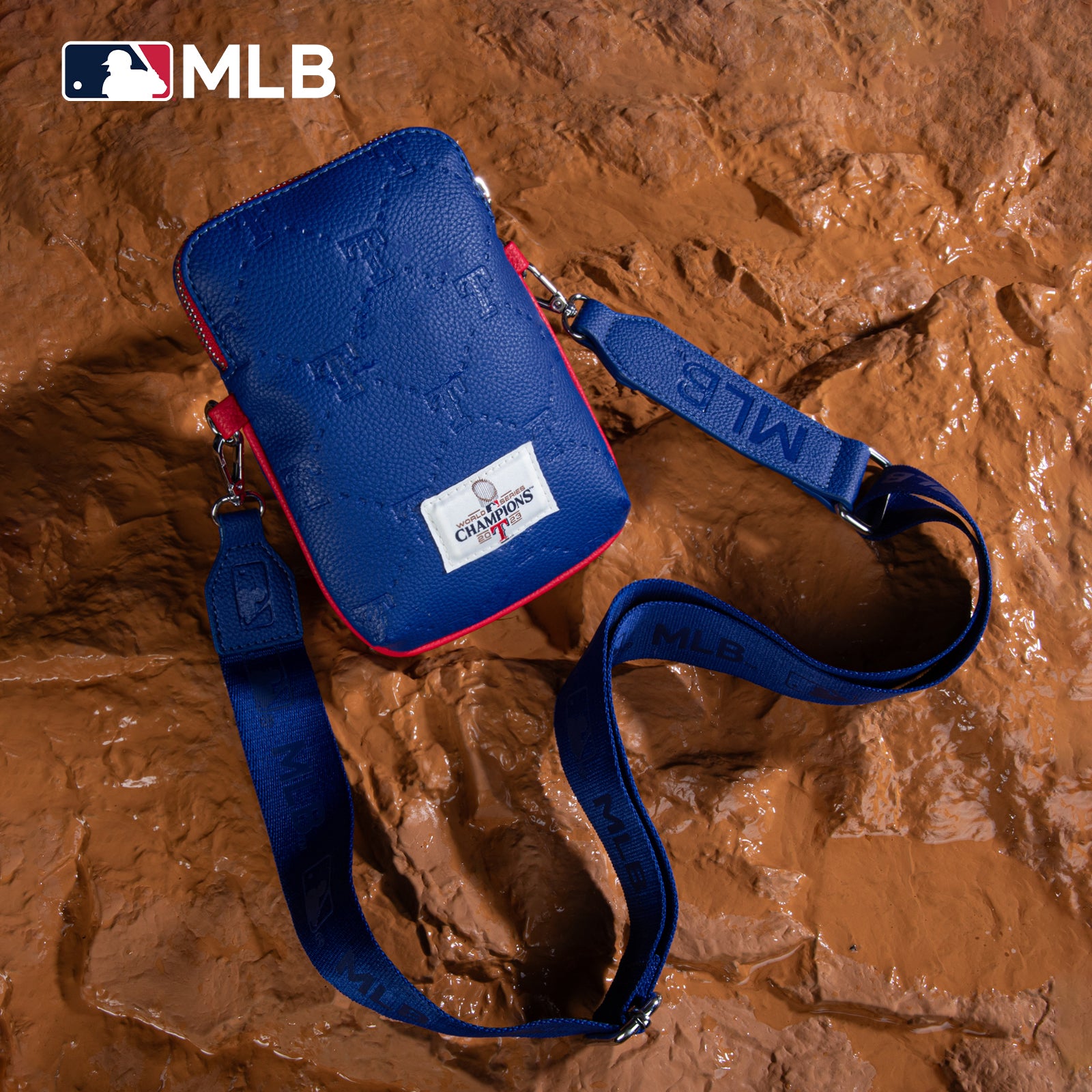 MLB Texas Rangers Mini Crossbody Purse