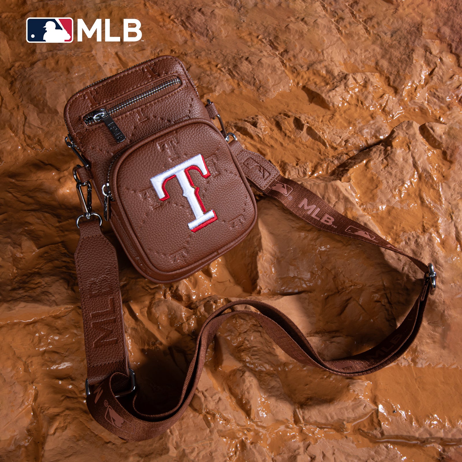 MLB Texas Rangers Mini Crossbody Purse