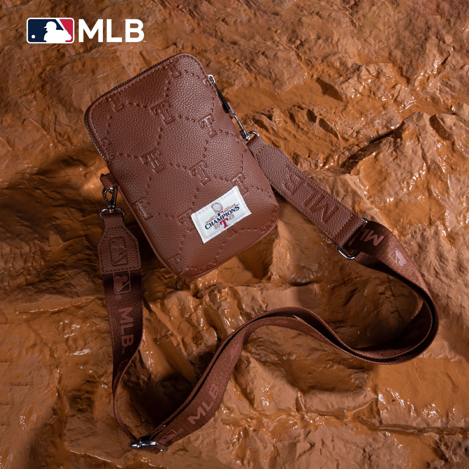 MLB Texas Rangers Mini Crossbody Purse