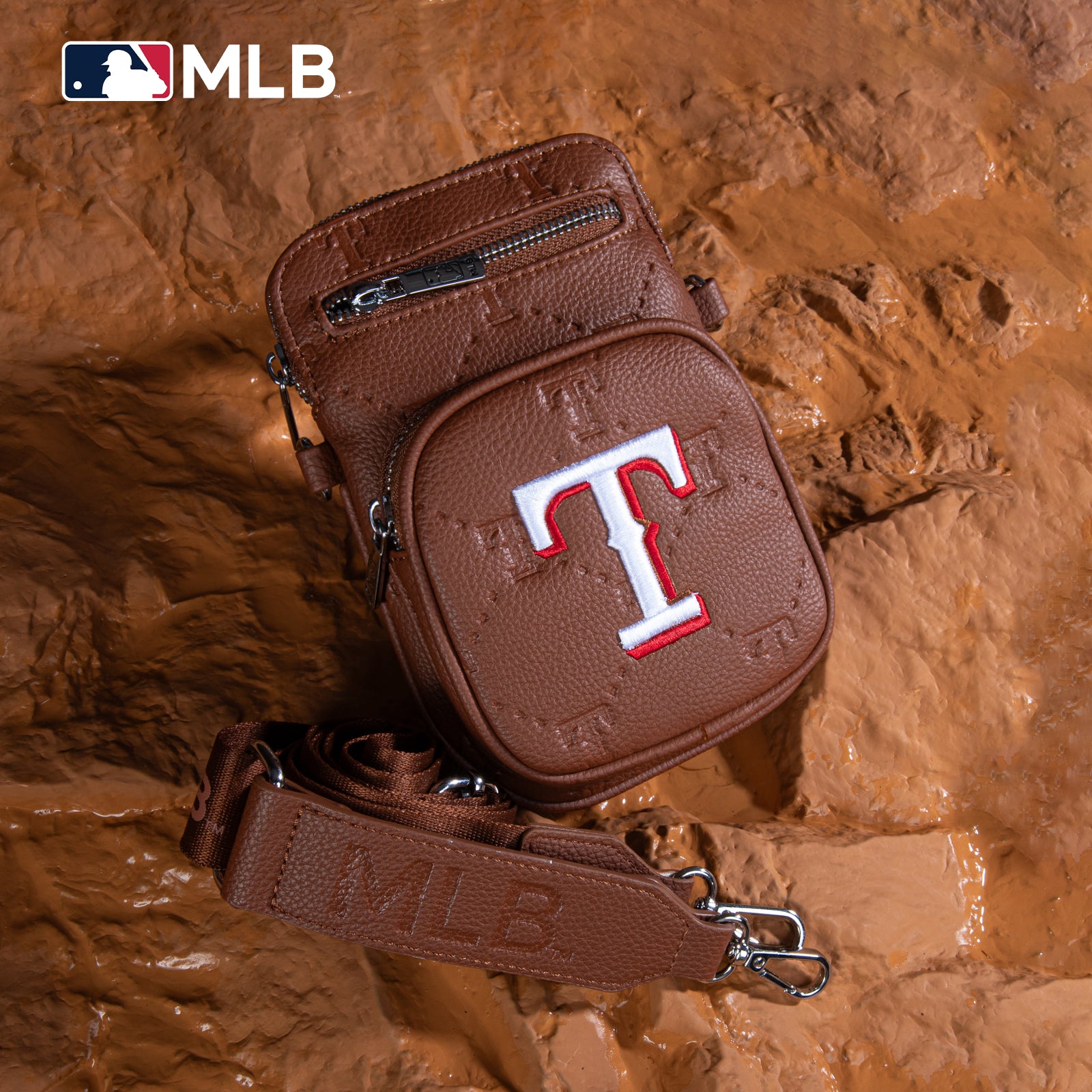 MLB Texas Rangers Mini Crossbody Purse