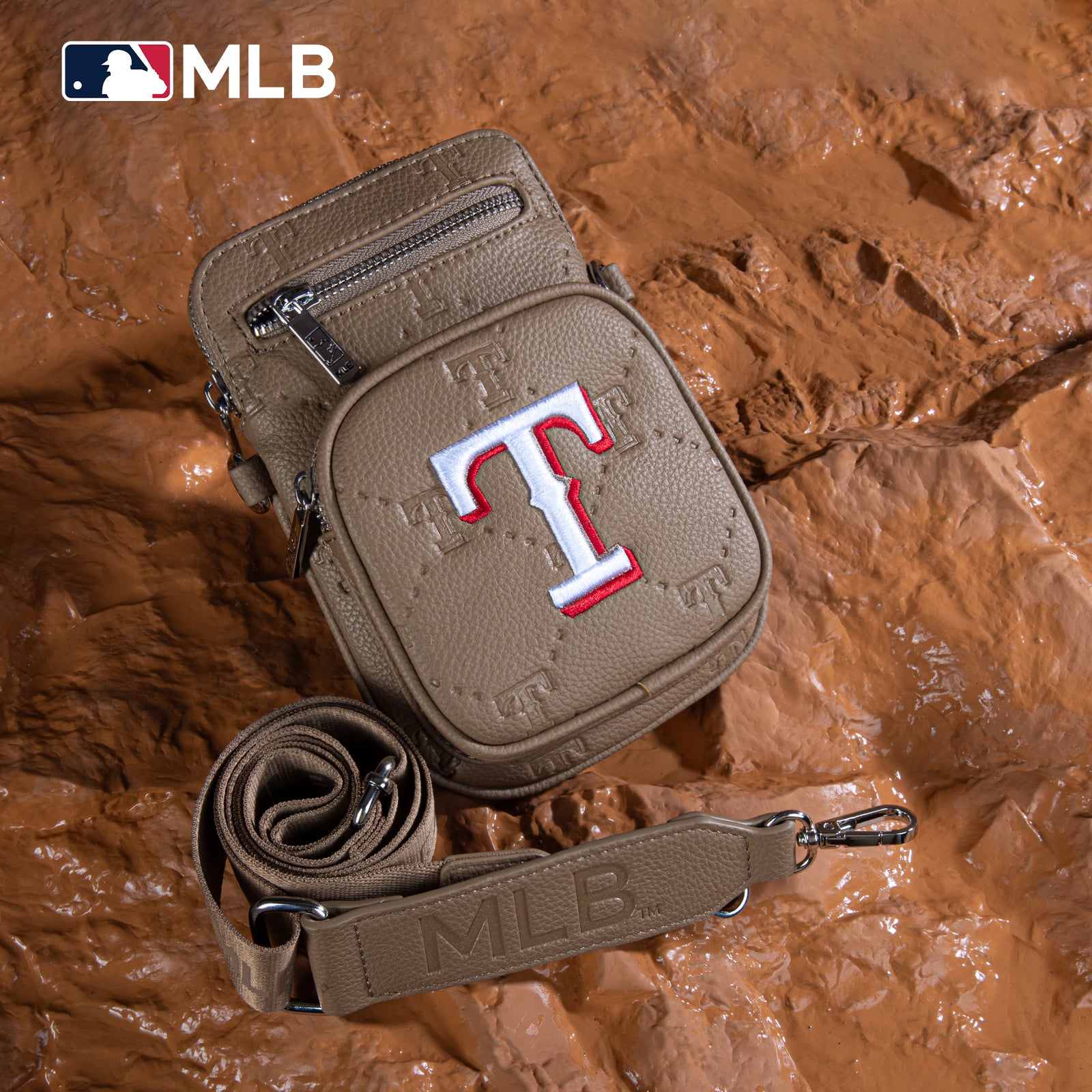 MLB Texas Rangers Mini Crossbody Purse