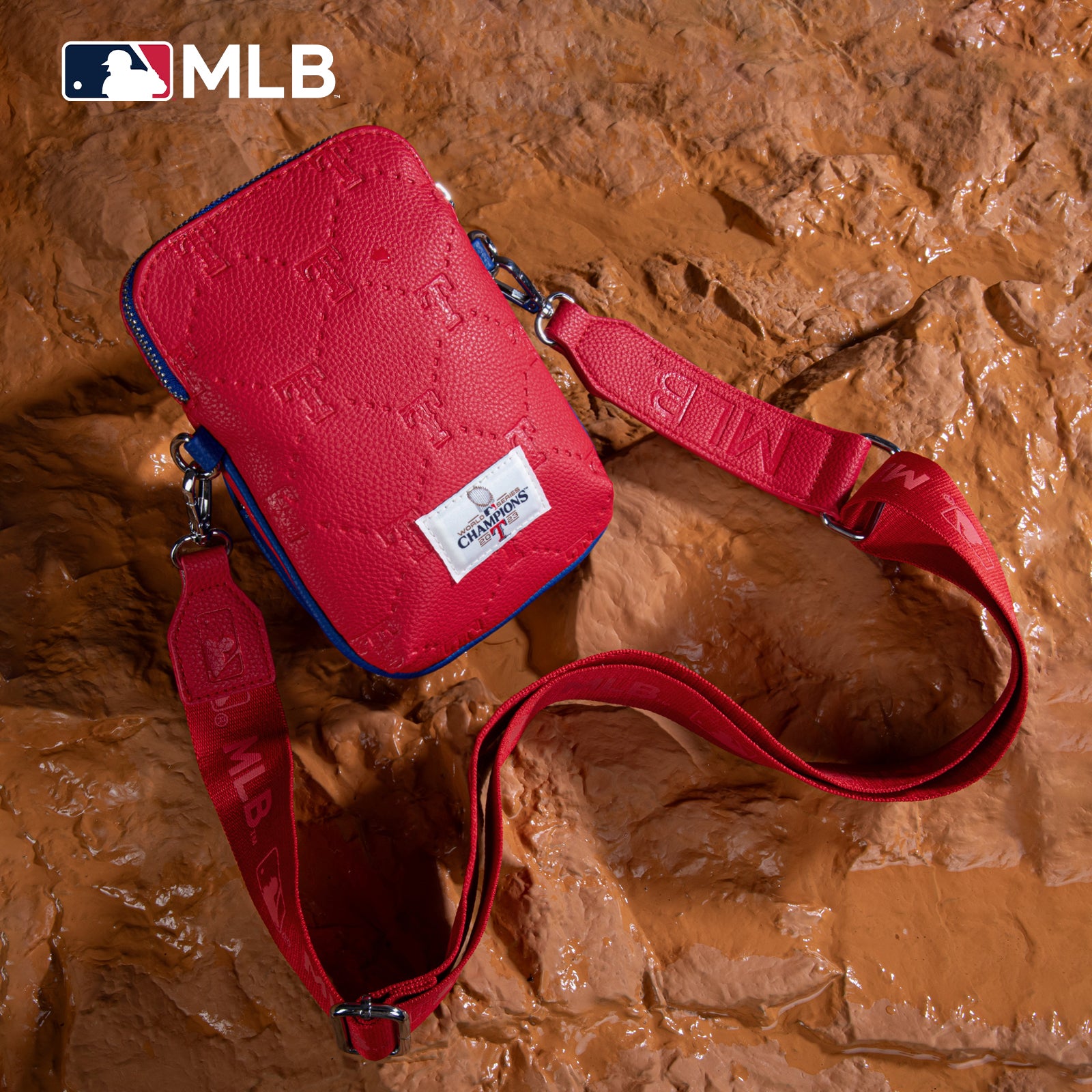 MLB Texas Rangers Mini Crossbody Purse