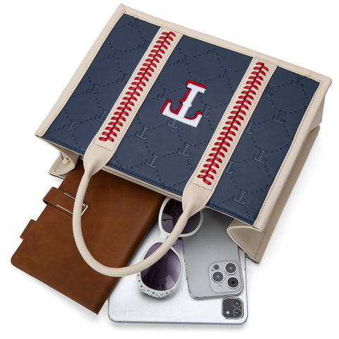 MLB Texas Rangers Leather Stitched Crossbody Bag