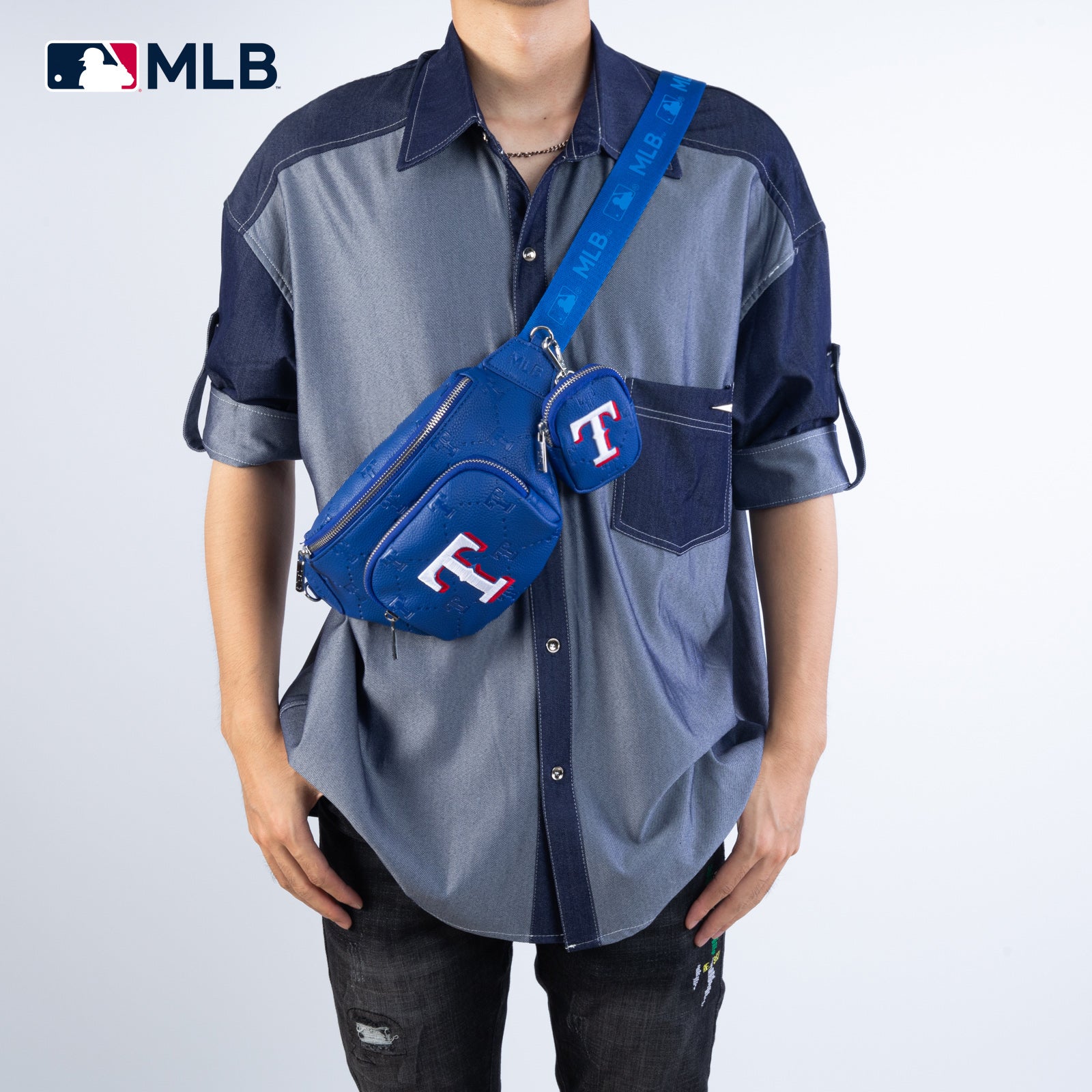 MLB Texas Rangers Fanny Pack-Chest Bag