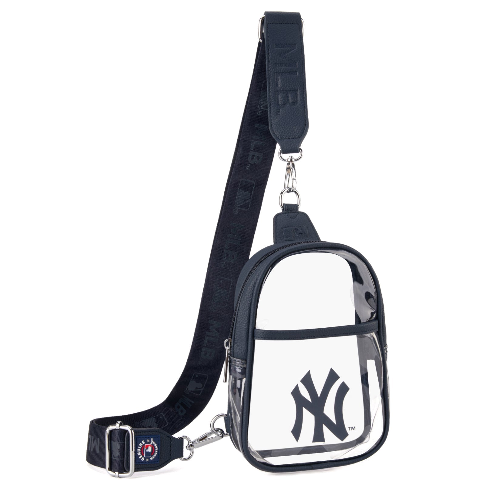 MLB New York Yankees Clear Mini Sling Stadium Bag