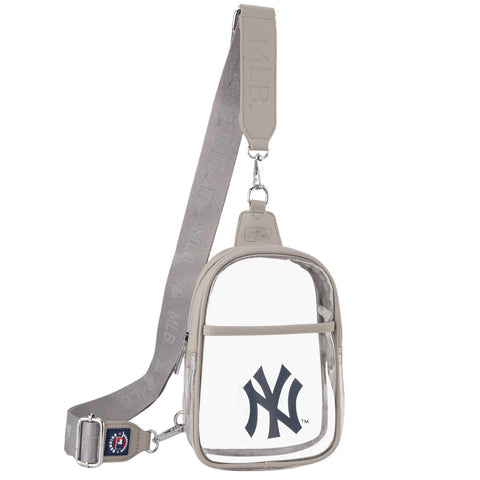 MLB New York Yankees Clear Mini Sling Stadium Bag