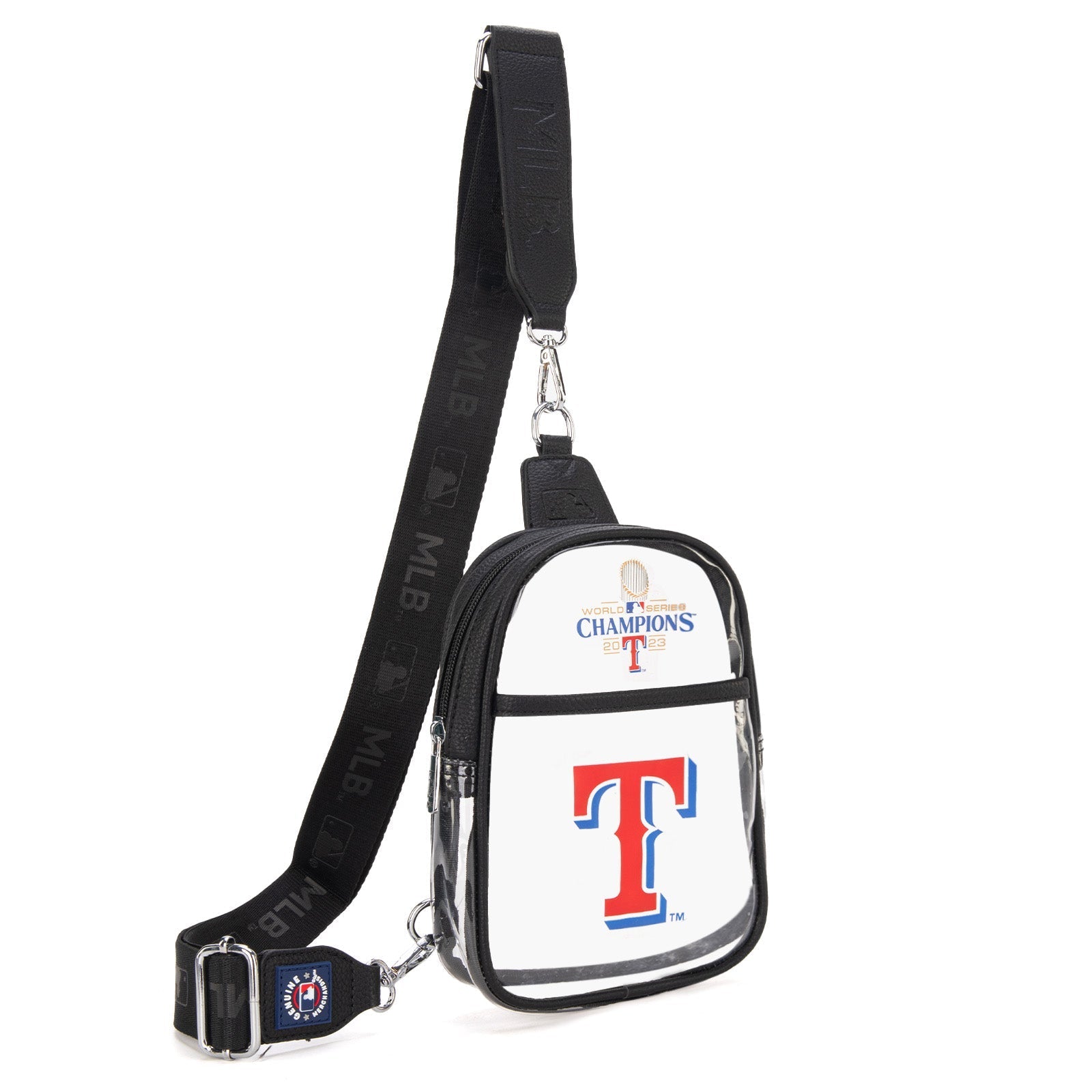 MLB Texas Rangers Clear Mini Sling Stadium Bag