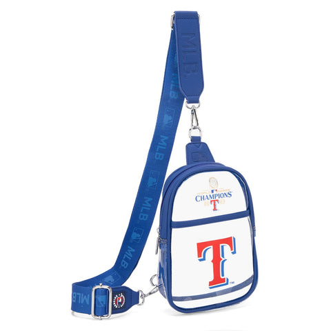 MLB Texas Rangers Clear Mini Sling Stadium Bag