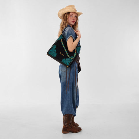 Montana West Tooled Hobo Bag