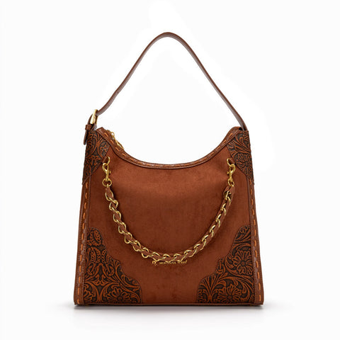 Montana West Tooled Hobo Bag