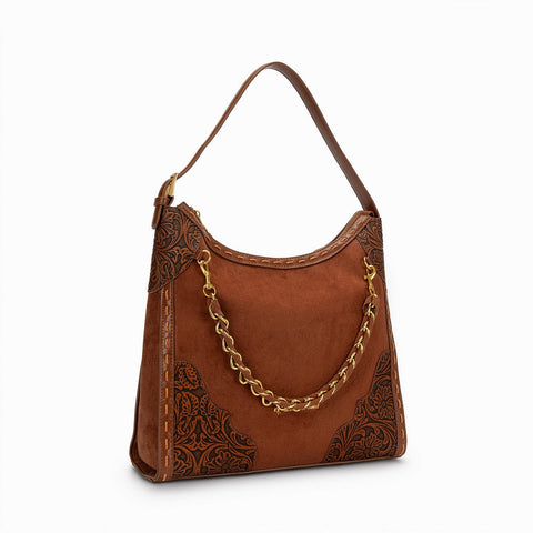 Montana West Tooled Hobo Bag