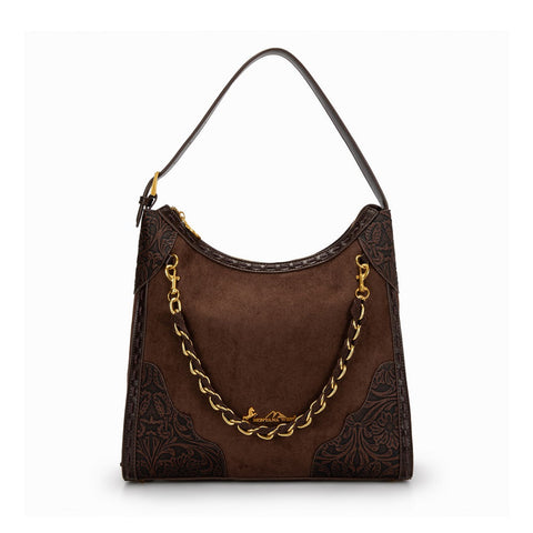 Montana West Tooled Hobo Bag