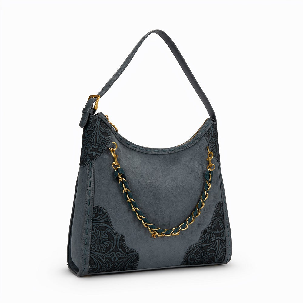 Montana West Tooled Hobo Bag