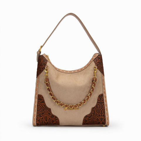 Montana West Tooled Hobo Bag