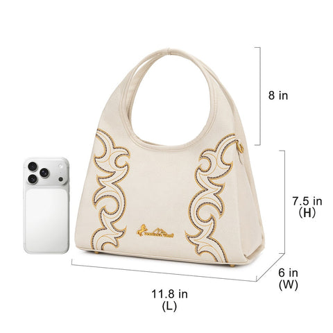 Montana West Western Embroidery Hobo/Crossbody Bag