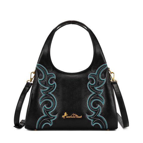 Montana West Western Embroidery Hobo/Crossbody Bag