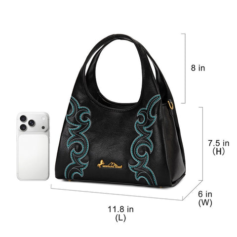 Montana West Western Embroidery Hobo/Crossbody Bag