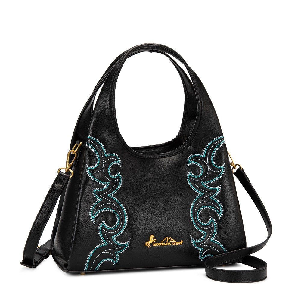 Montana West Western Embroidery Hobo/Crossbody Bag