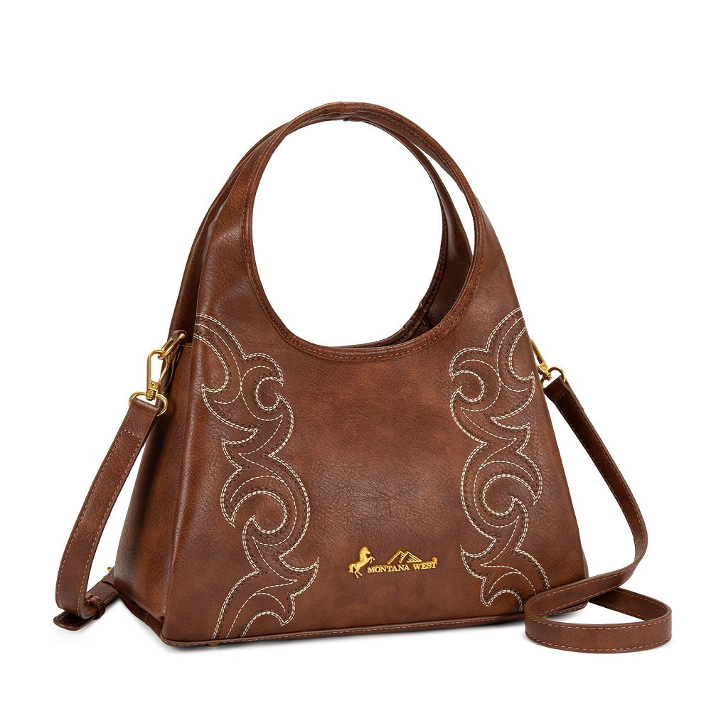 Montana West Western Embroidery Hobo/Crossbody Bag