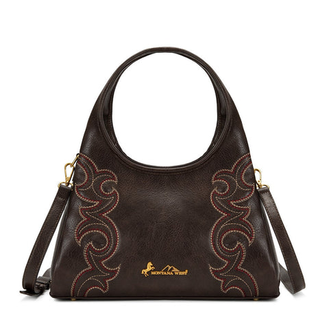 Montana West Western Embroidery Hobo/Crossbody Bag