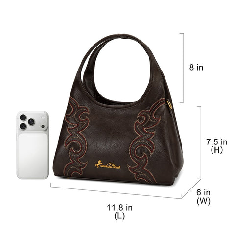 Montana West Western Embroidery Hobo/Crossbody Bag