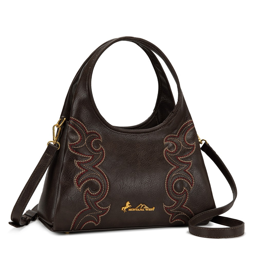 Montana West Western Embroidery Hobo/Crossbody Bag