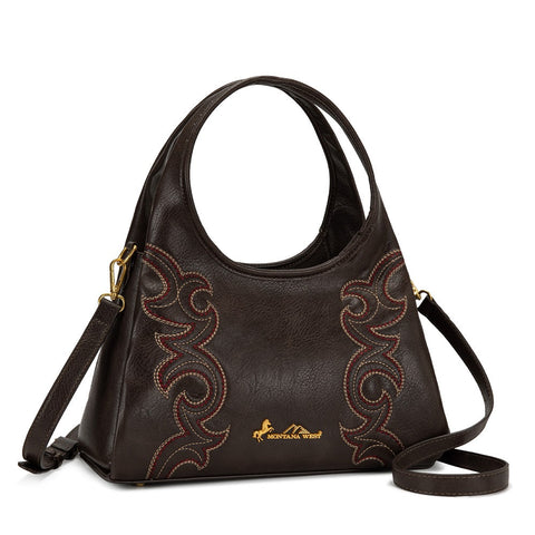 Montana West Western Embroidery Hobo/Crossbody Bag