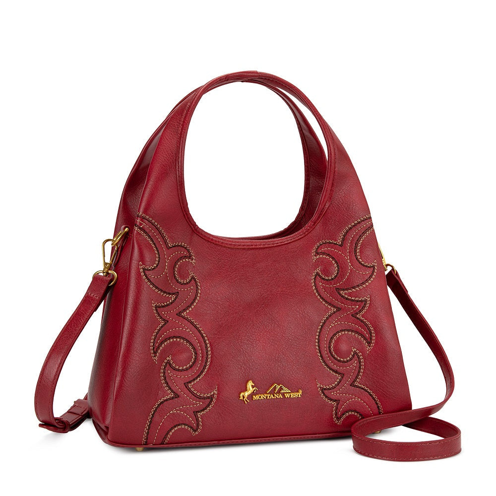 Montana West Western Embroidery Hobo/Crossbody Bag