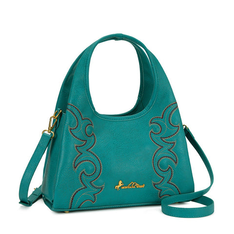 Montana West Western Embroidery Hobo/Crossbody Bag