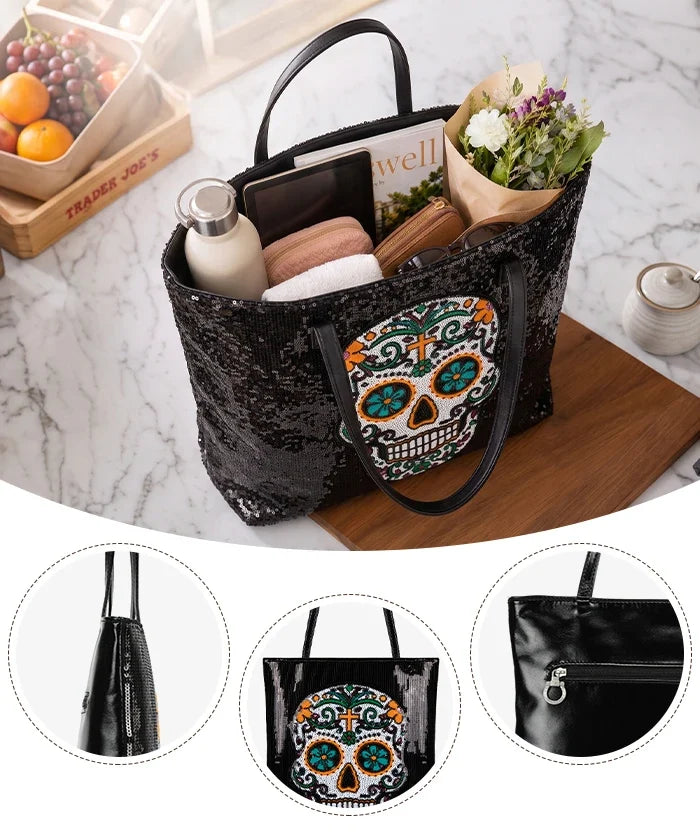 Montana West Sequin Tote Bag
