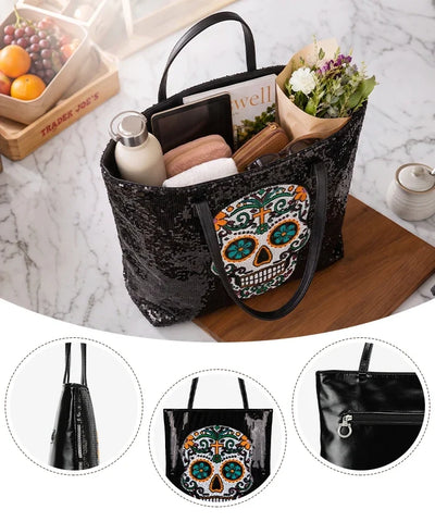 Montana West Sequin Tote Bag
