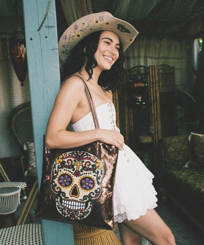 Montana West Sequin Tote Bag