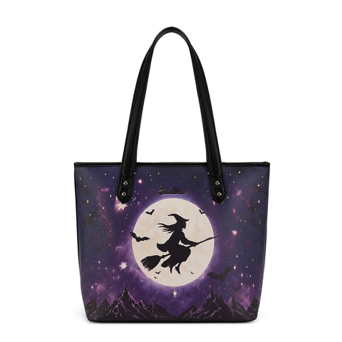 Montana West Halloween Witch Moon Tote Bag