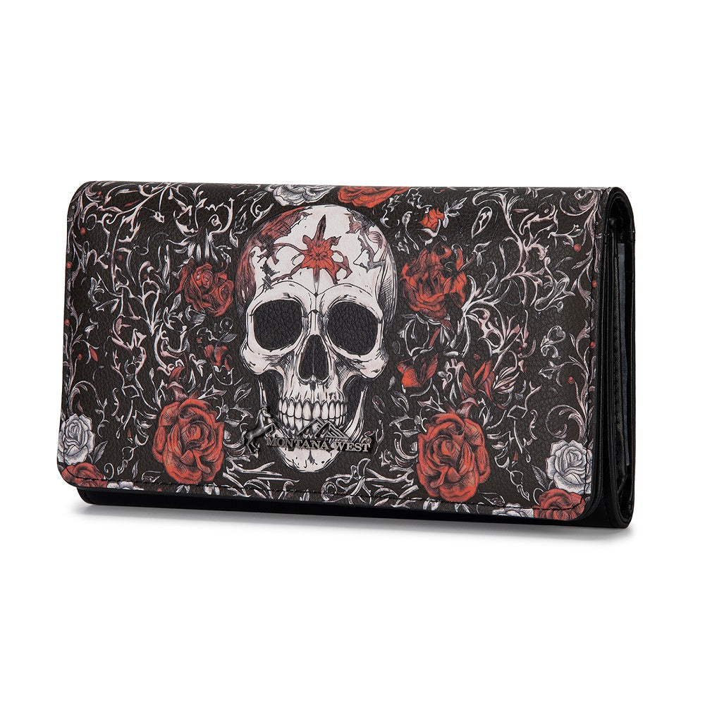 Montana West Halloween Witch Moon Wristlet RFID Wallet