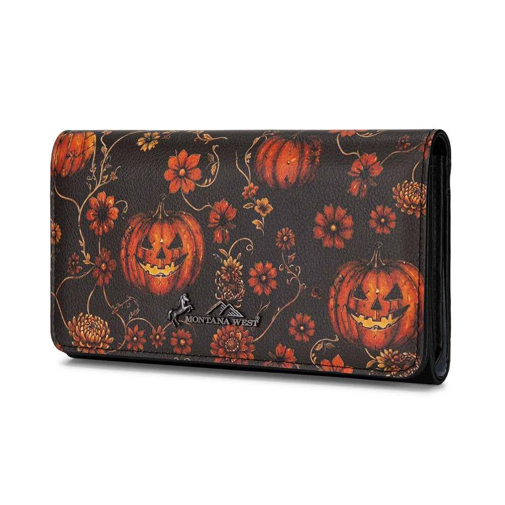 Montana West Halloween Witch Moon Wristlet RFID Wallet