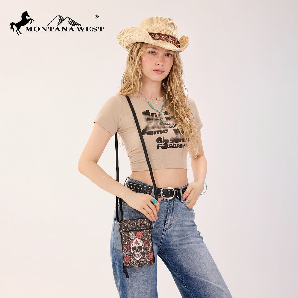 Montana West Halloween Witch Moon Phone Wallet