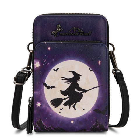 Montana West Halloween Witch Moon Phone Wallet