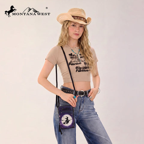 Montana West Halloween Witch Moon Phone Wallet