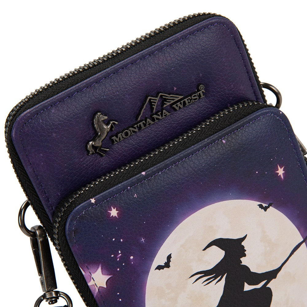 Montana West Halloween Witch Moon Phone Wallet
