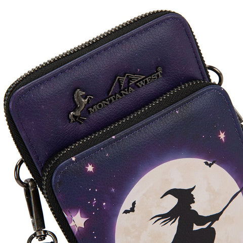 Montana West Halloween Witch Moon Phone Wallet
