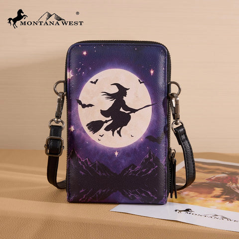Montana West Halloween Witch Moon Phone Wallet