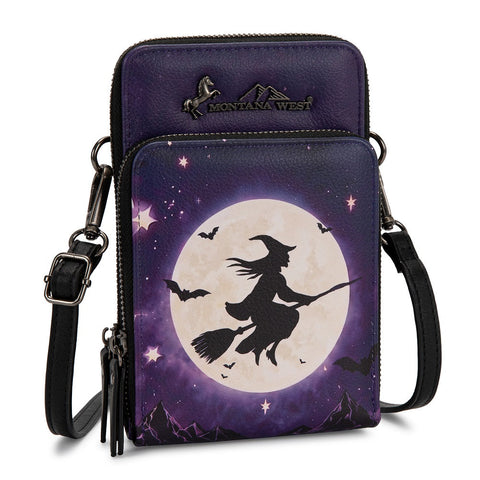 Montana West Halloween Witch Moon Phone Wallet