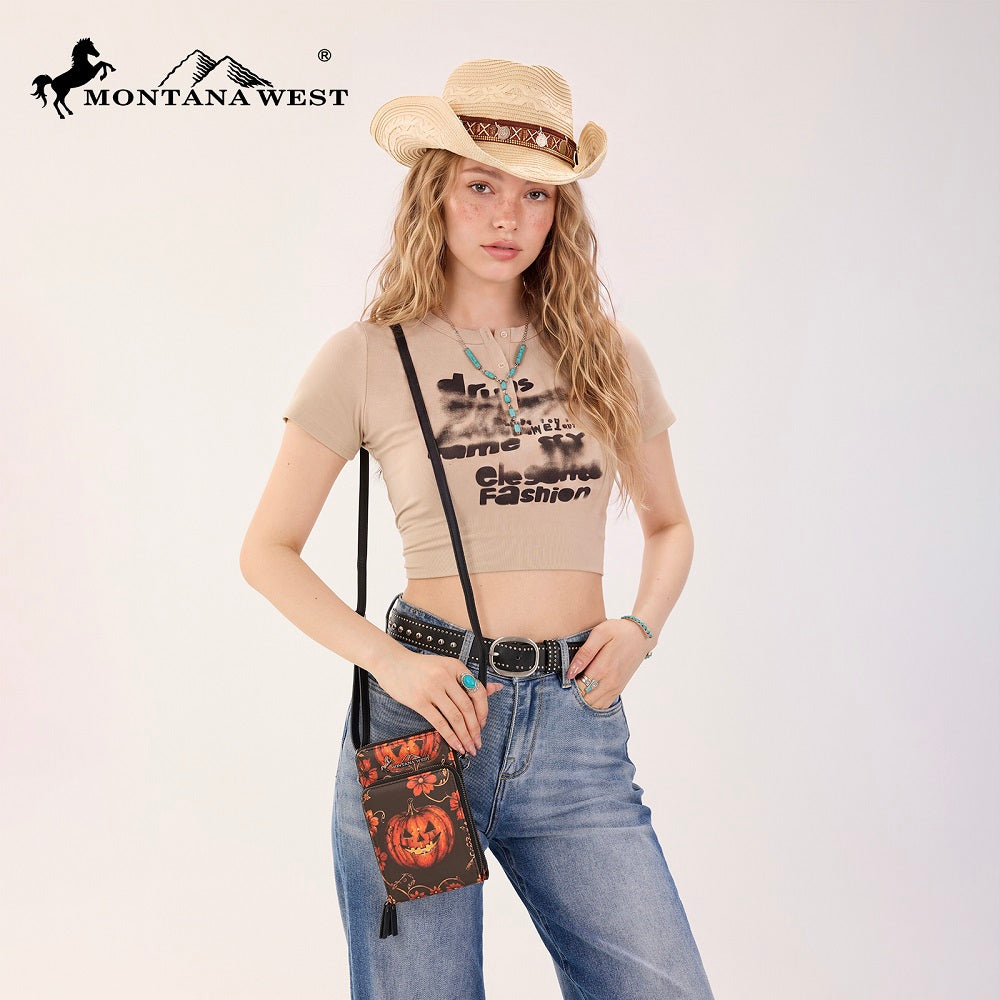 Montana West Halloween Witch Moon Phone Wallet