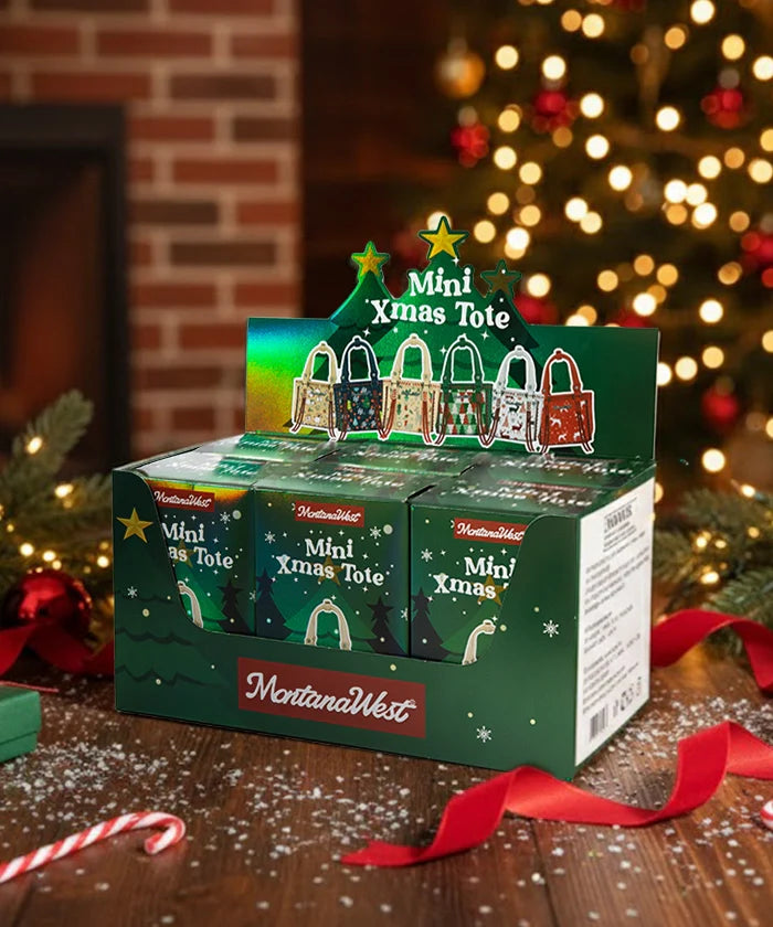 MWBX-XMAS Montana West Mini Xmas Tote Charm Blind Box