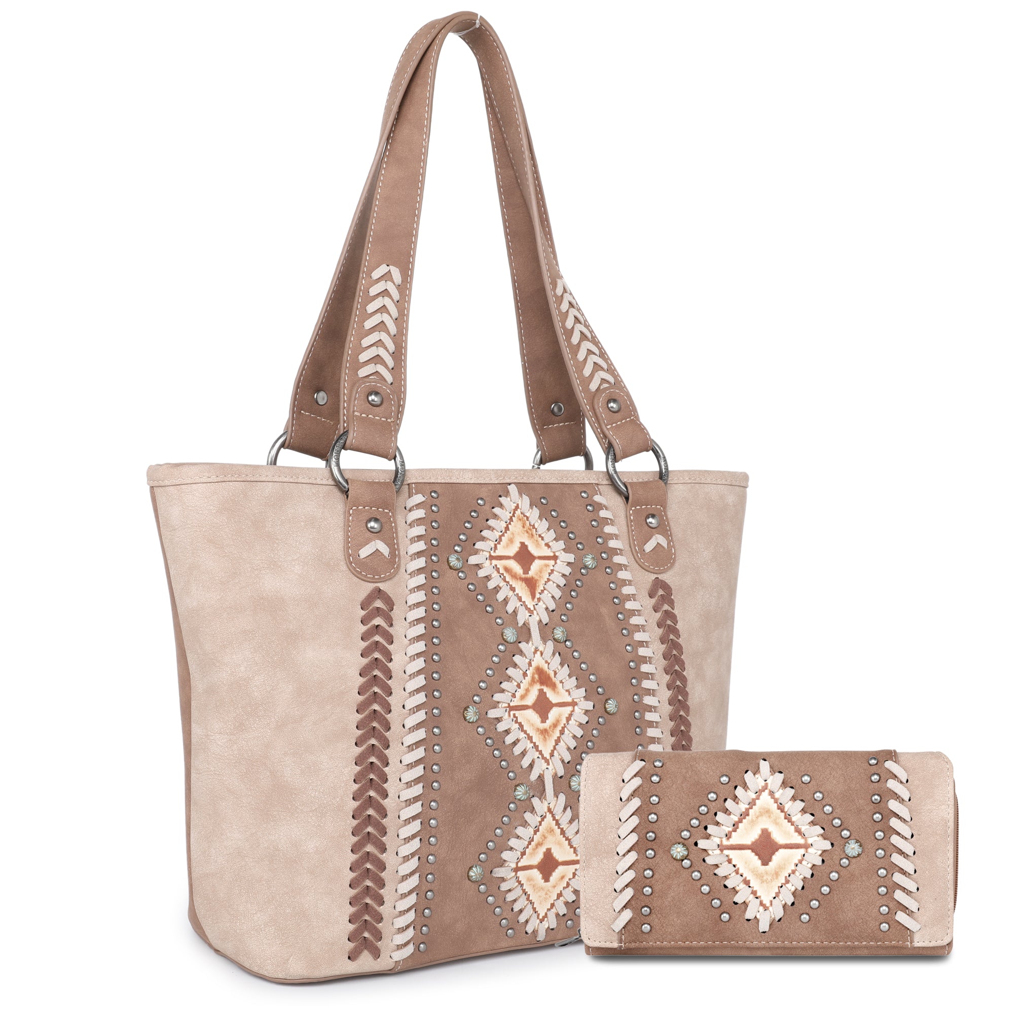 SALE Montana West Aztec Tooled Collection Concealed Carry Tote Set